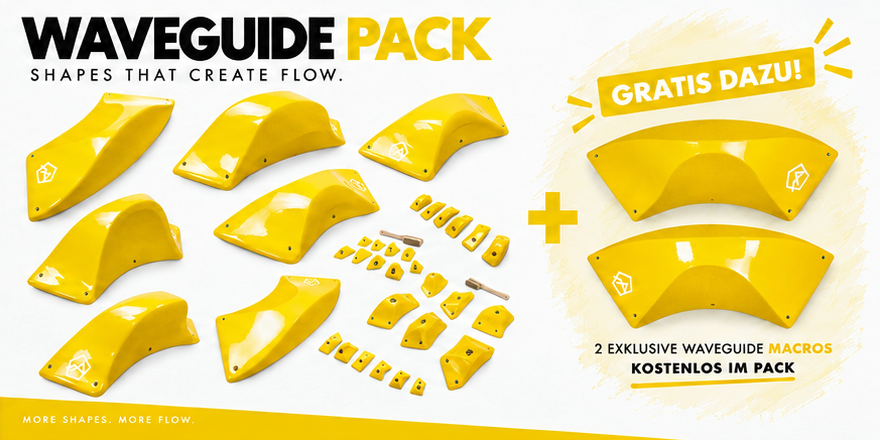 WAVEGUIDE PACK BOULDER + 2 MACROS -gelb-