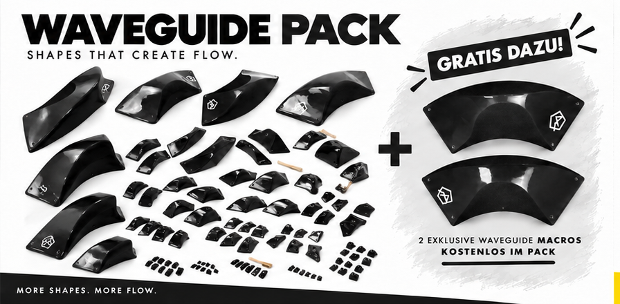 WAVEGUIDE LEAD PACK (-10%) + 2 MACROS -schwarz-